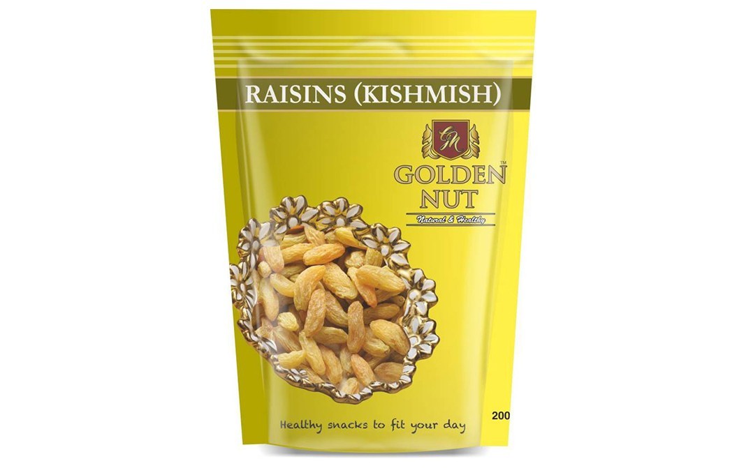 Golden Nut Raisins (Kishmish)    Box  200 grams